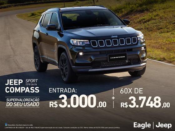 JEEP COMPASS 1.3 T270 TURBO FLEX SPORT AT6